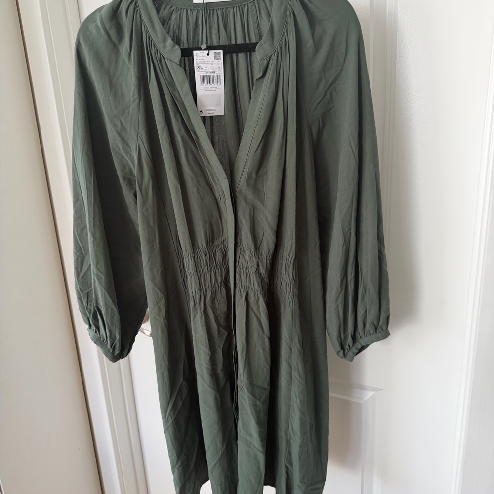 Mango Olive Tunic Top